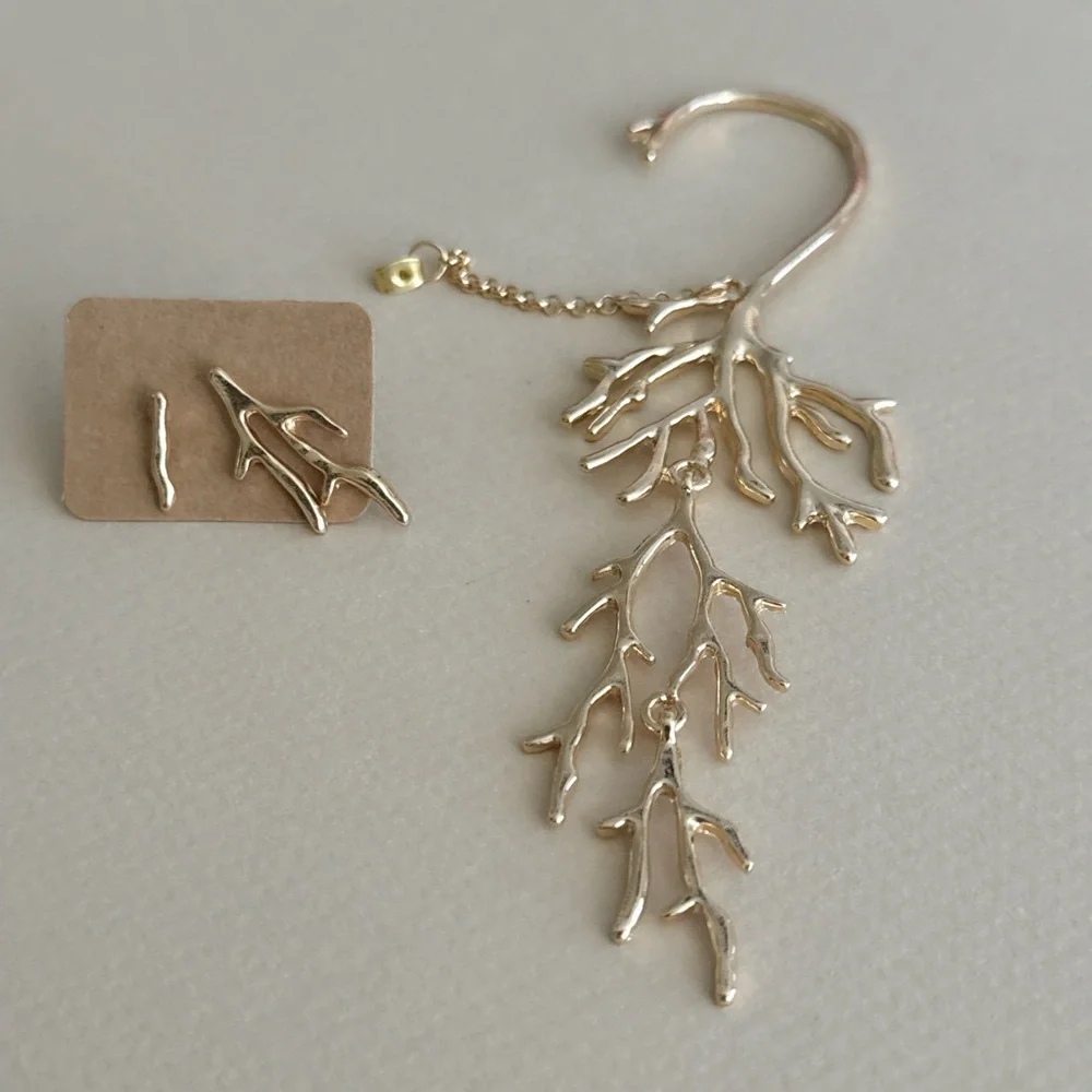 Branch Earrings N1765 - Picture 4 of 6